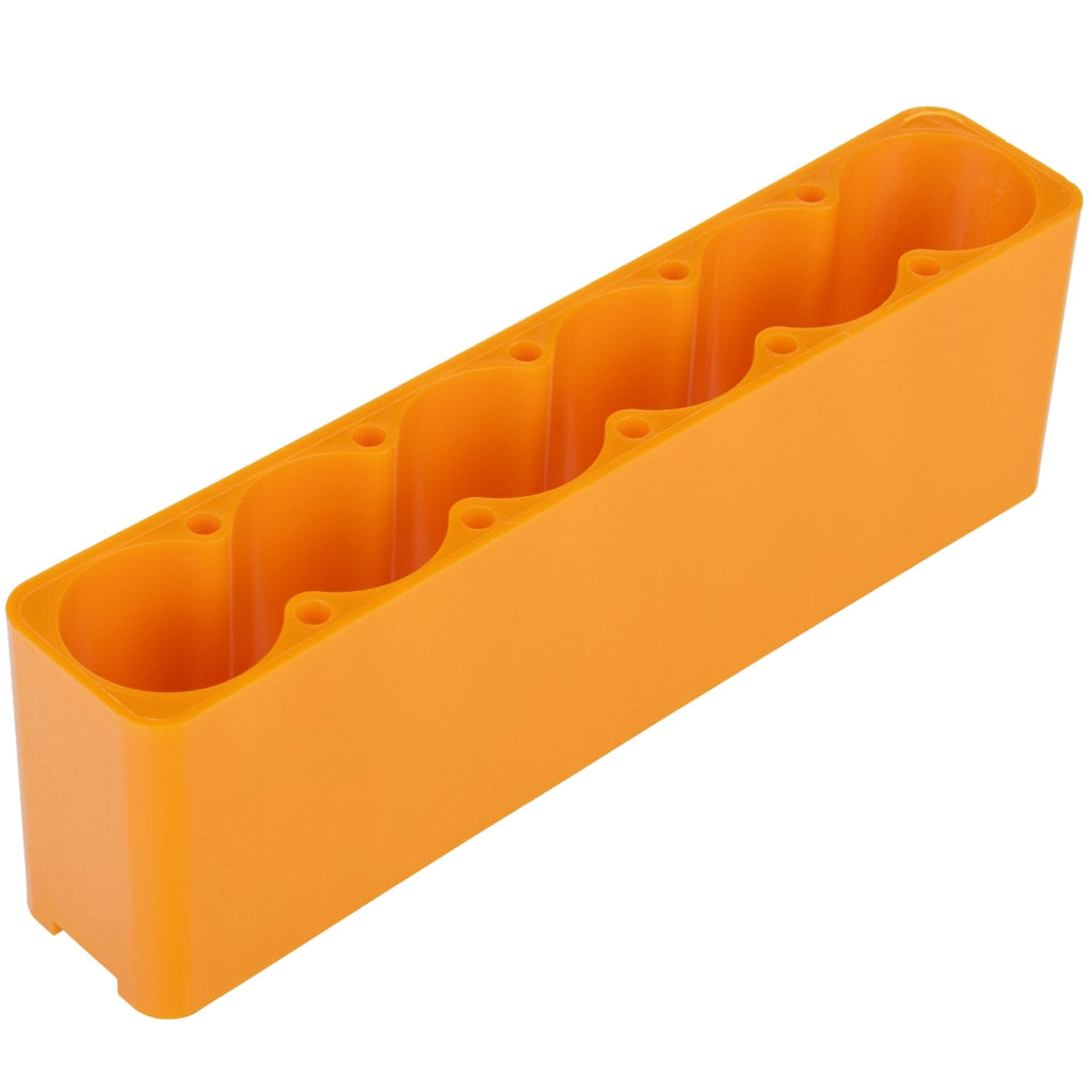 Forma di Saldatura per Batterie a 6 Celle – Struttura Stabile, Spazio per Nastro Nichelato | Dimensioni: 11x2x3,5 cm