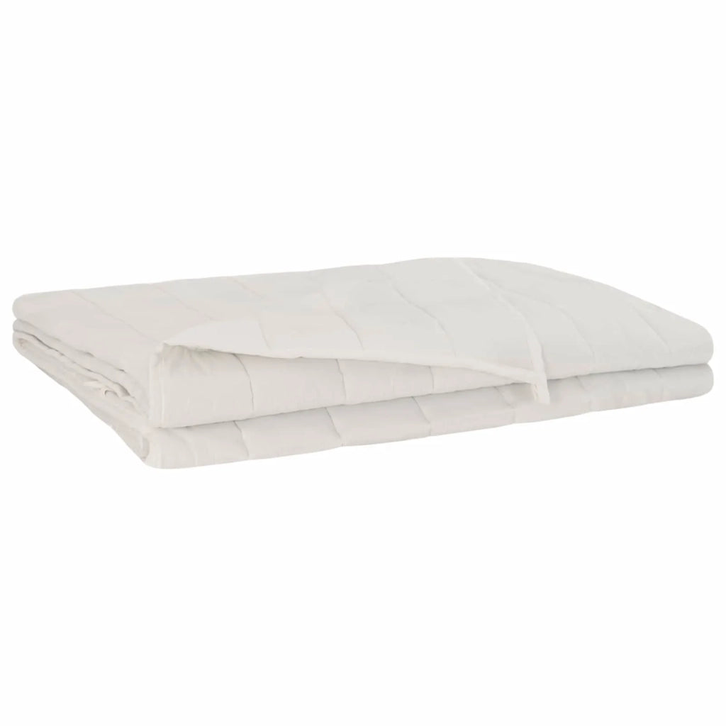 Coperta Ponderata Bianco 200 x 220 cm 13 kg 100% Cotone 205T 3442931