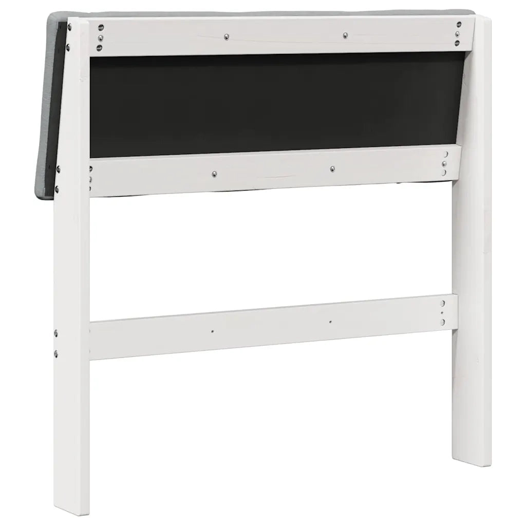 Testiera | Testata imbottita Grigio chiaro 75 cm Pino massello