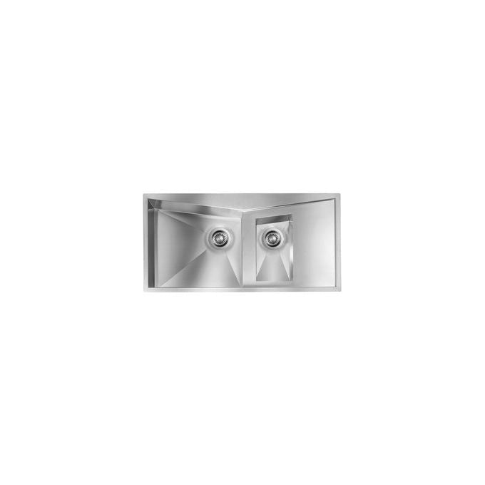 CM 012865.D2.01.2033 SPACE Lavello da Incasso 1 Vasca e Vaschetta con Gocciolatoio 100x50 cm colore Inox Satinato