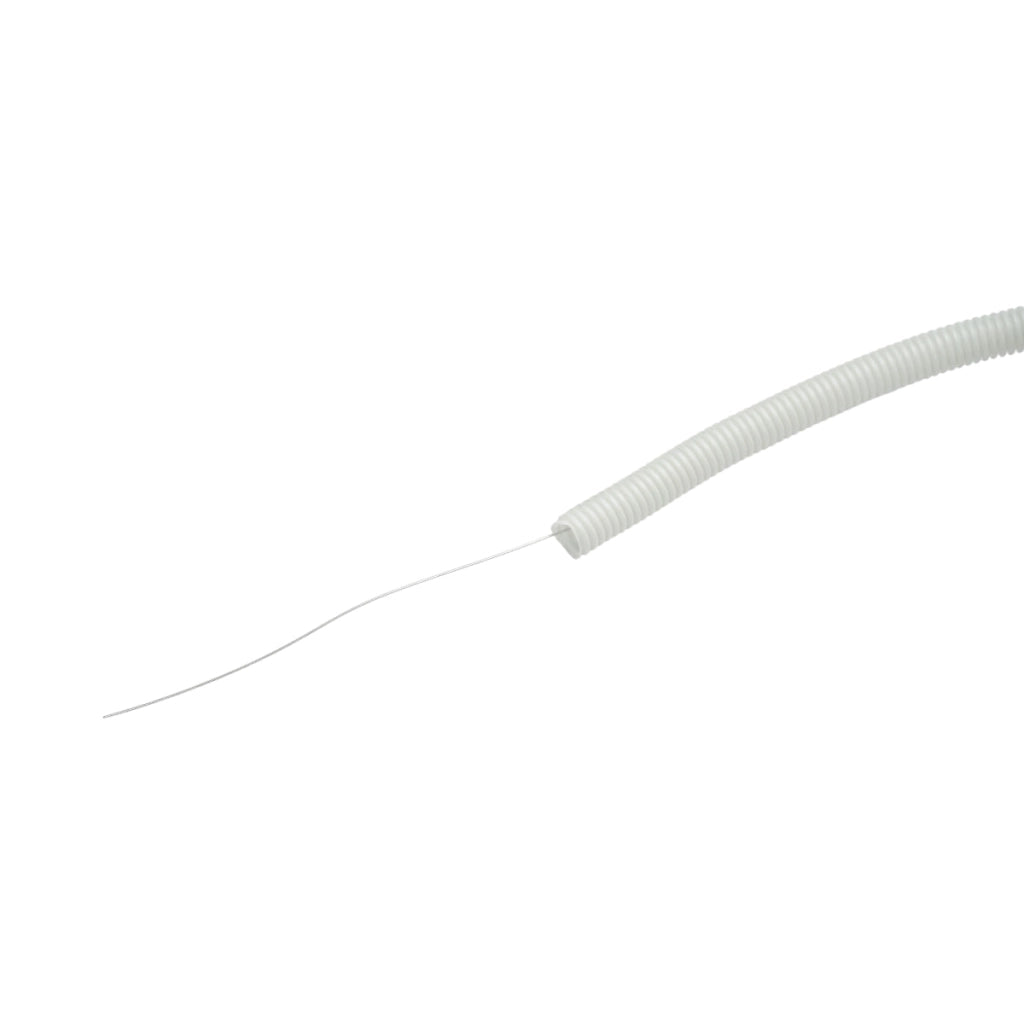 Tubo Corrugato 16mm con Tirafilo, polietilene ignifugo HDPE 320N grigio 100m/rotolo