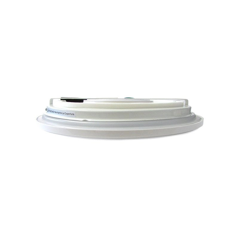 Plafoniera A Led Slim Da Soffitto 14W 220V Bianco Caldo Rotondo Diametro 290mm Ultrapiatta