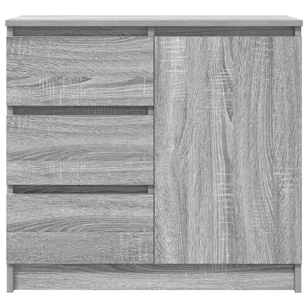 Credenza | Madia | Buffet da pranzo | Armadio da pranzo con Cassetto Grigio Sonoma 71x35x65 cm in Truciolato