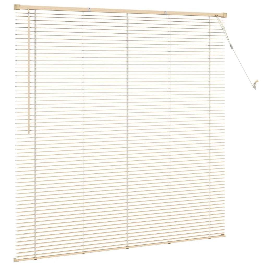 Tenda Veneziana | Tenda a lamelle Marrone Chiaro con Motivo 150 x 130 cm 25 mm