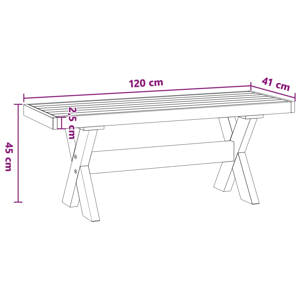 Panchina da pranzo NOAIN 120 x 41 x 45 cm CFW7944460