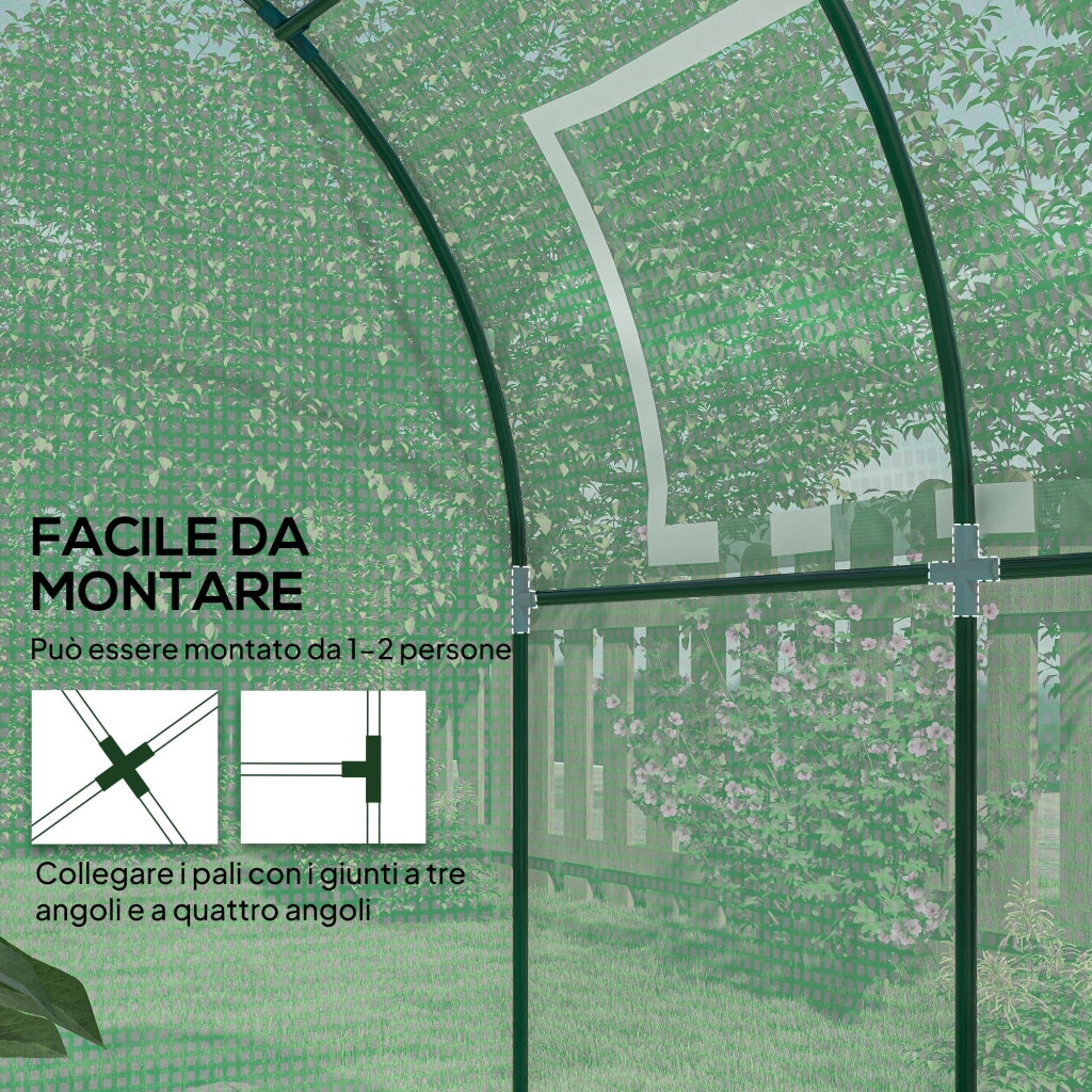 Serra da Giardino ¨C zephmum ¨C 180x180x200cm, Verde, PE