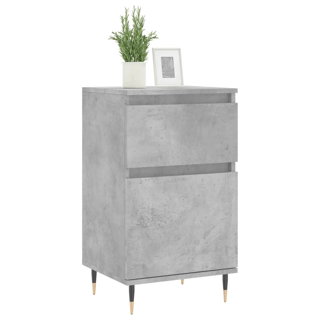 Credenza | Madia | Buffet da pranzo | Armadio da pranzo Grigio Cemento 40x35x70 cm in Legno Multistrato