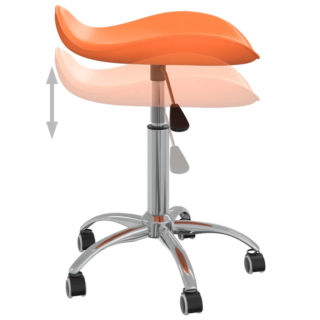 Sgabello da Salone Spa Arancione in Similpelle 323690