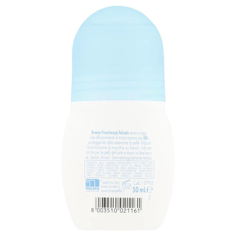 BREEZE DEO ROLL-ON 50 ML FRESCHEZZA TALCATA