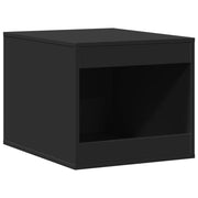 Mobiletto per lettiera per gatti in legno ingegnerizzato nero 02_0043325