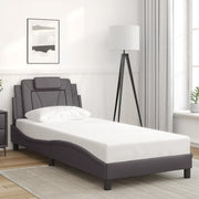 Giroletto Viana senza Materasso-Struttura Letto Crema 80x200 cm in Similpelle