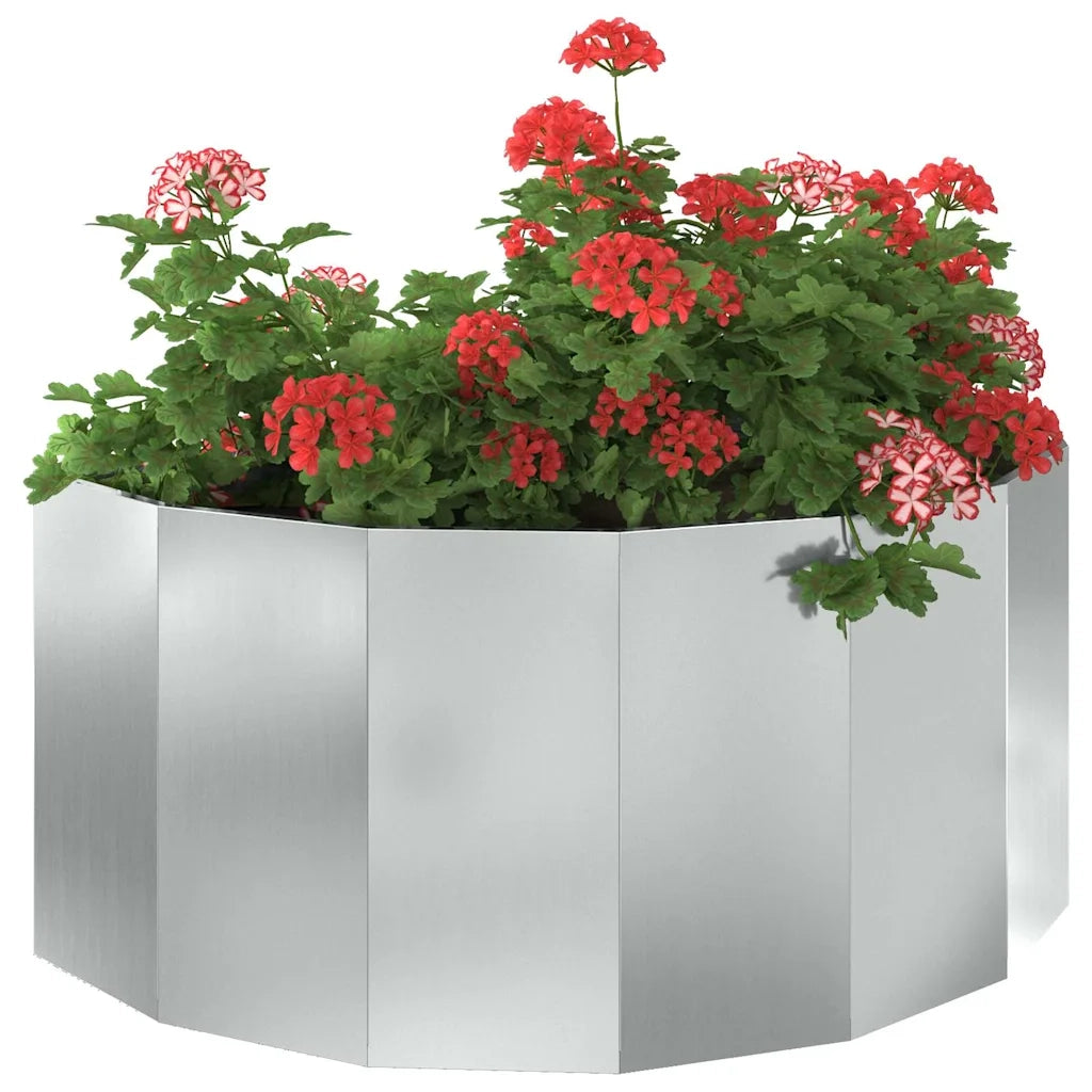 Fioriera Argento 120 x 60 x 50 cm Acciaio zincato 883708