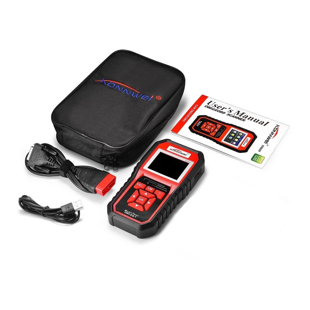 Trade Shop - Tester Obdii/obd2 Eobd Lettore Codice Diagnostico Kw850 Diagnosi Auto Odb Obd2 -