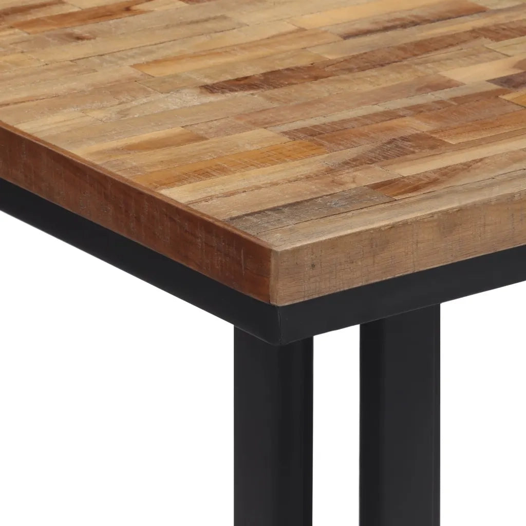Tavolino da Salotto 55x55x40cm Massello Teak di Recupero 358516