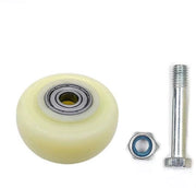 Ruote in Nylon 50 mm - Set di 2 Ruote di Regolazione - Sostenibili - Silenziose - Facili da Installare - Adatte per Mobili