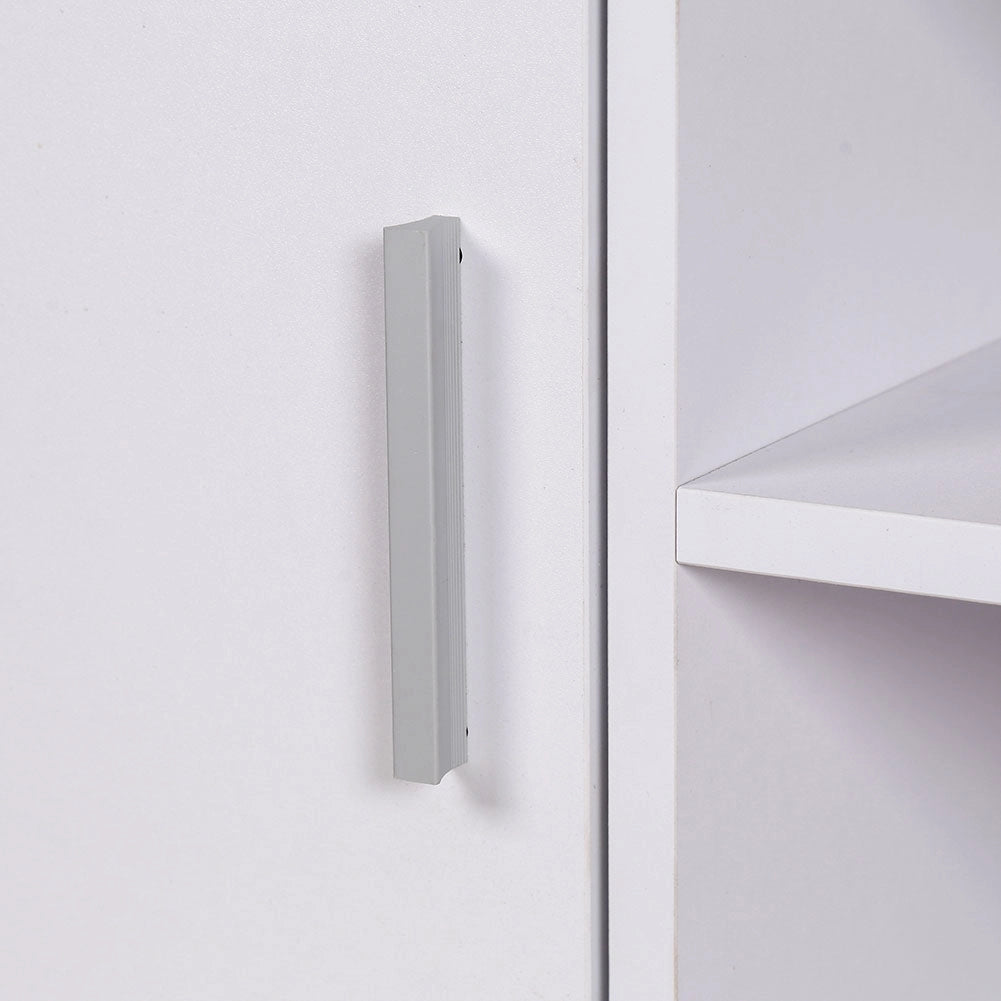 Mobile TV in Legno mdf Bianco Moderno con Ante e Scomparti Porta tv Salotto