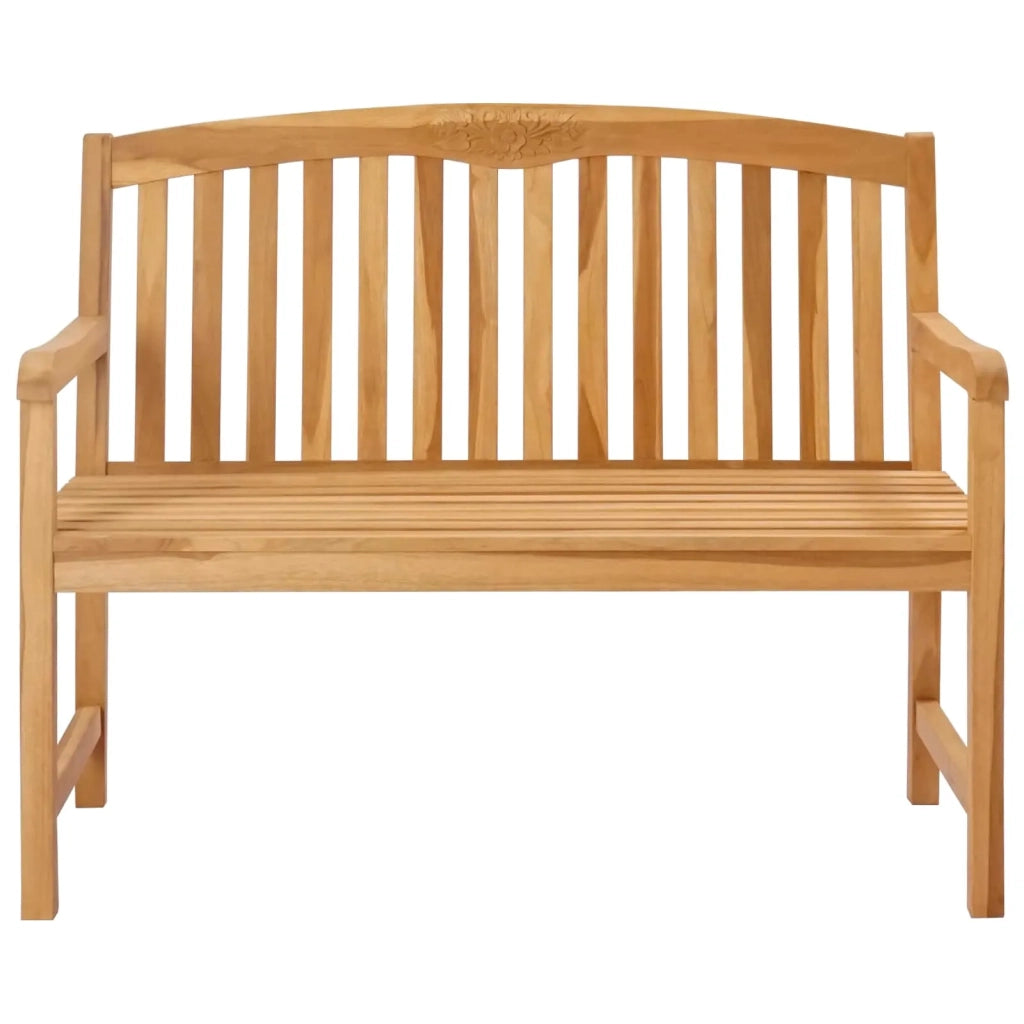 Panchina in legno intagliata a mano Naturale 114 x 60,5 x 95 cm 42030013