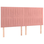 Testiera | Testata Rosa 180x5x118/128 cm Velluto