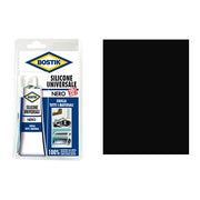 SILICONE ACETICO IN TUBETTO BOSTIK - NERO ML 60- 6 pezzi