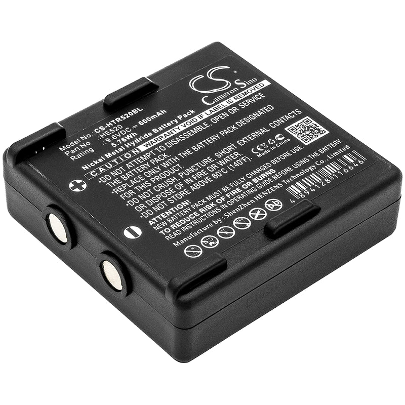 BATTERIA COMPATIBILE HETRONIC ABITRON HTR520BL NiMH 9,6V 600 mAh