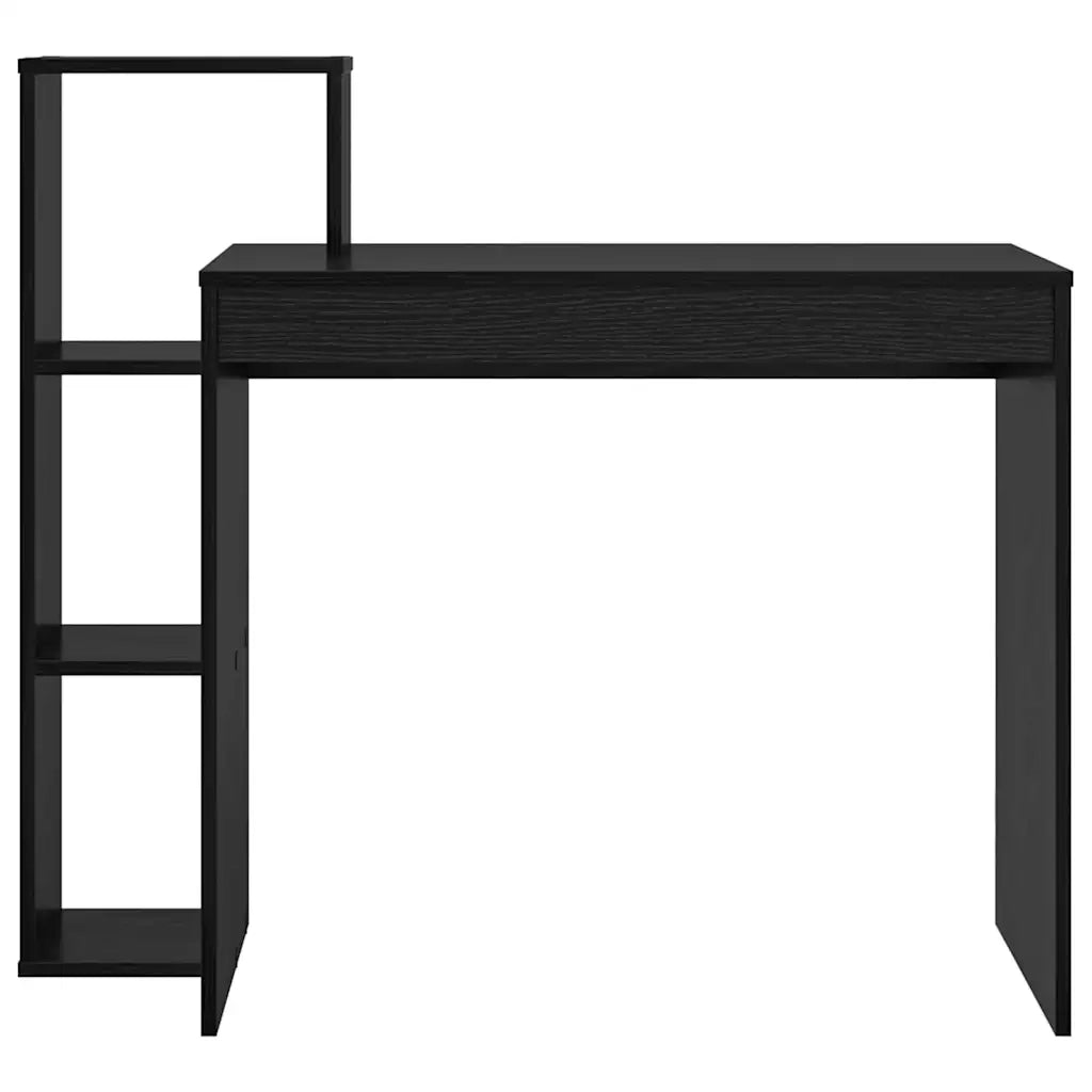 Scrivania Rovere Nero 100 x 40 x 90 cm Legno multistrato 869315