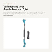 Estensore per sega da neve da 3,44 Ft a 4,92 Ft