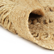 Tappeto del soggiorno | Tappeto Lavorato a Mano in Juta Intrecciata 90 cm