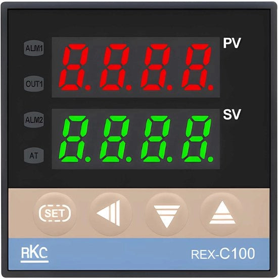 Regolatore di temperatura digitale tecnologia - Termometro - Termostato - Sensore di temperatura - Regolazione di temperatura - Design compatto