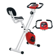 Bicicletta da camera pieghevole ¨C zephmum ¨C 8 livelli resistenza, sella regolabile, rosso
