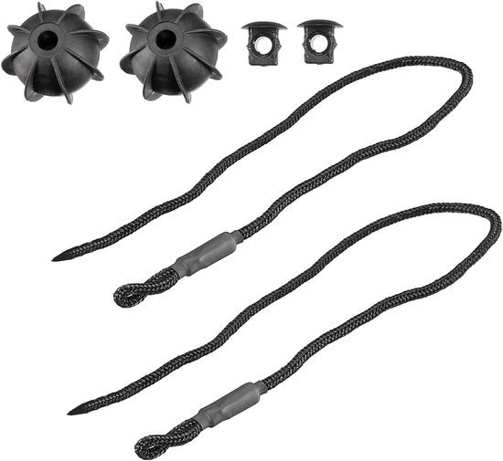 Copertura bagagliaio - cintura di fissaggio - tavola posteriore - universale - tavola di capote - corda - 2 pezzi - per il bagagliaio - accessori - parti di ricambio per auto