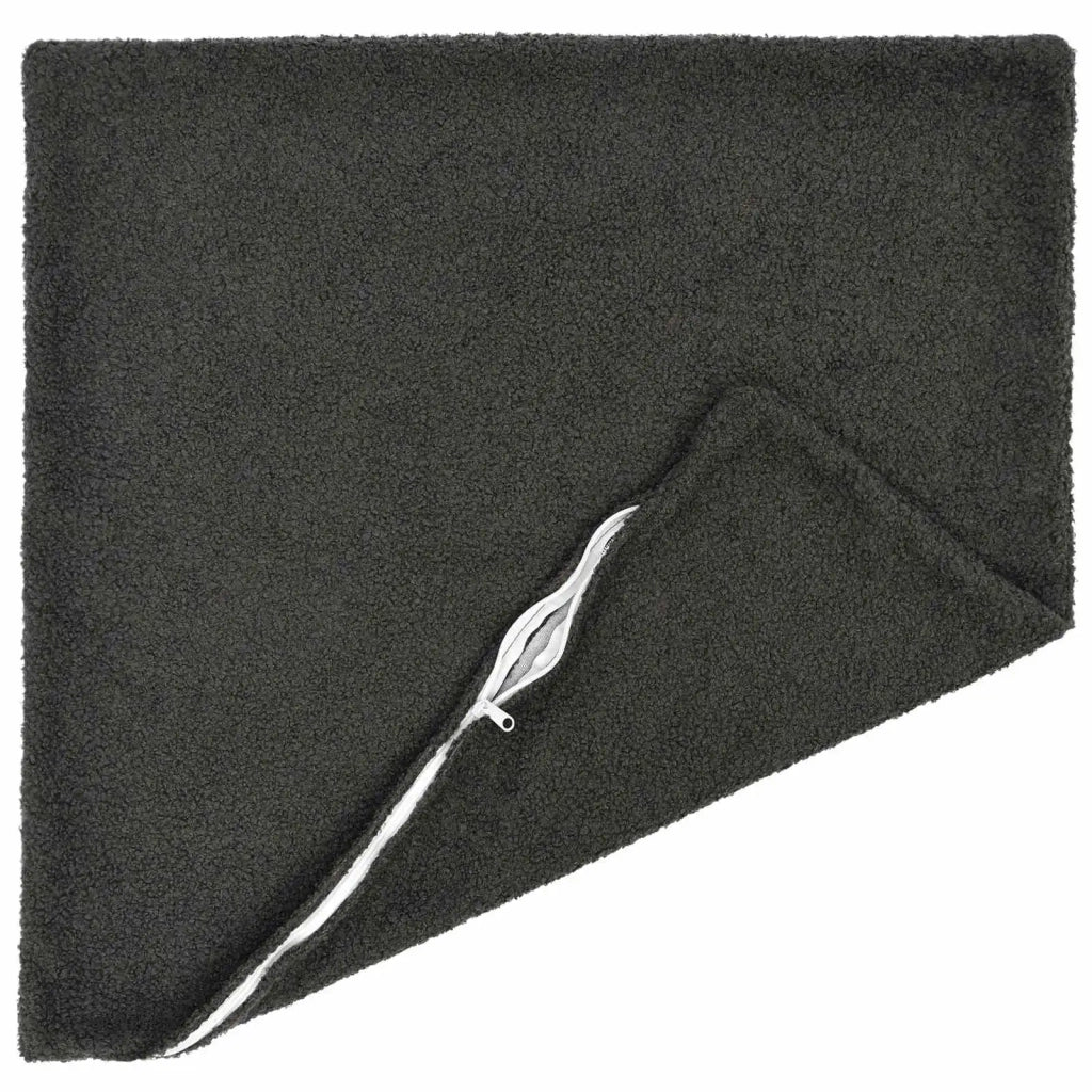 Federa 6 pcs HEERLEN Grigio Scuro 60 x 60 cm Bouclé 912640