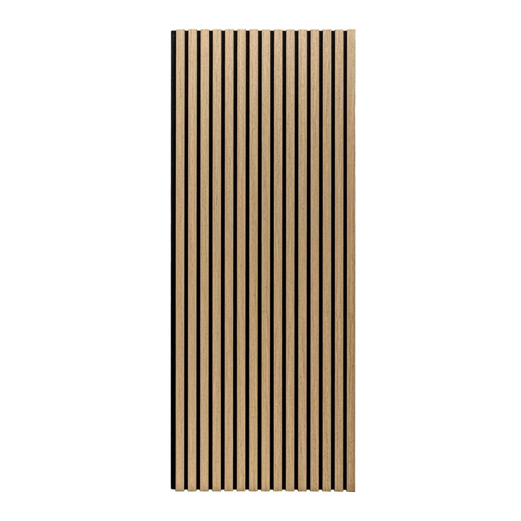 Mozart - Set di 2 pannelli fonoassorbenti decorativi in legno 235x60 cm, beige