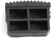 Scala a pioli 60 mm x 23 mm - Zampe di sostituzione per scala - Zampe di presa con manico in gomma - Antiscivolo - Duraturo - Leggero