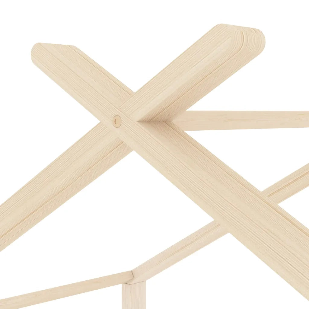 Giroletto per Bambini | Letto Infantile | Lettino in Legno Massello di Pino 70x140 cm