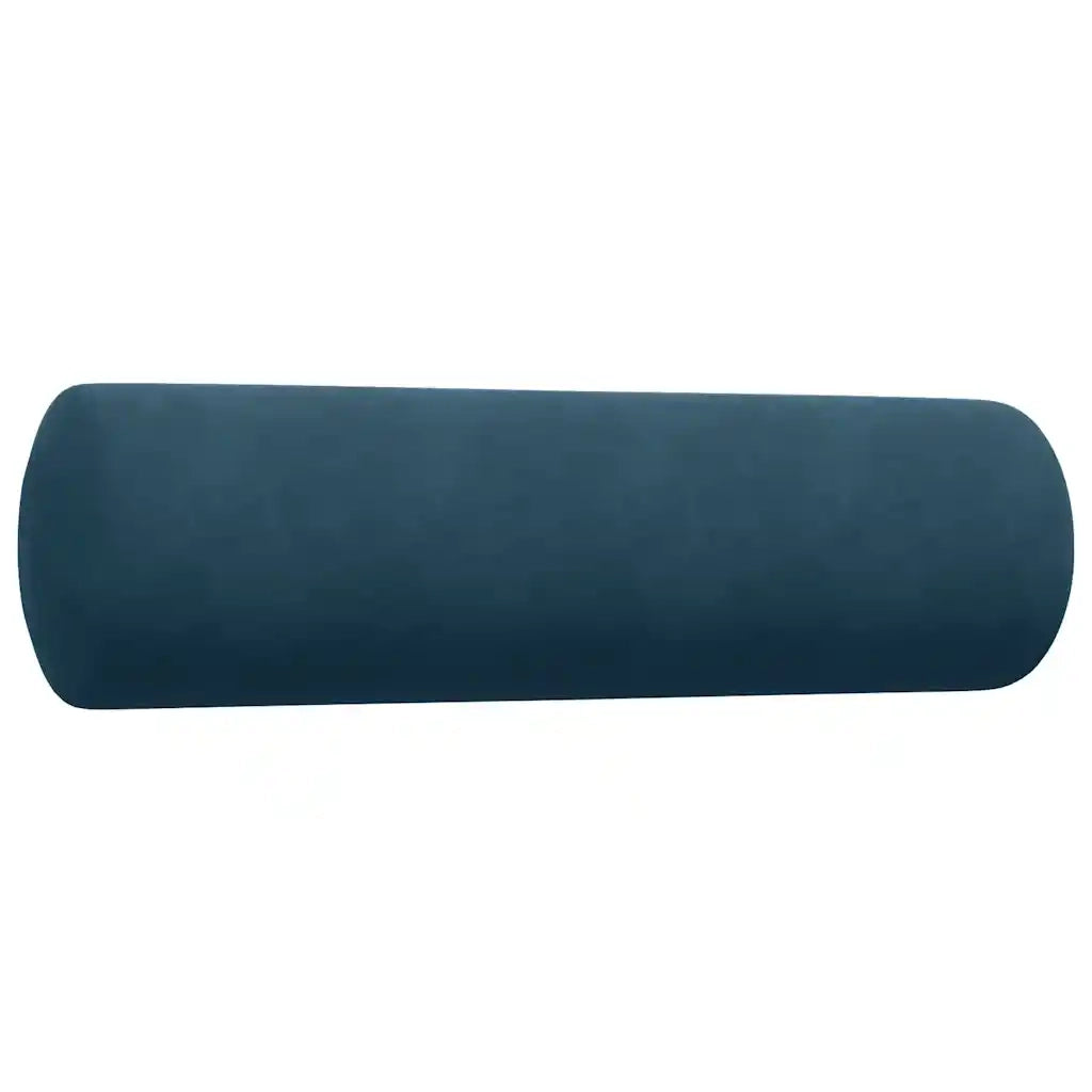 Set di Divani 4 pz con Cuscini e Rinforzi Blu in Velluto 3278470