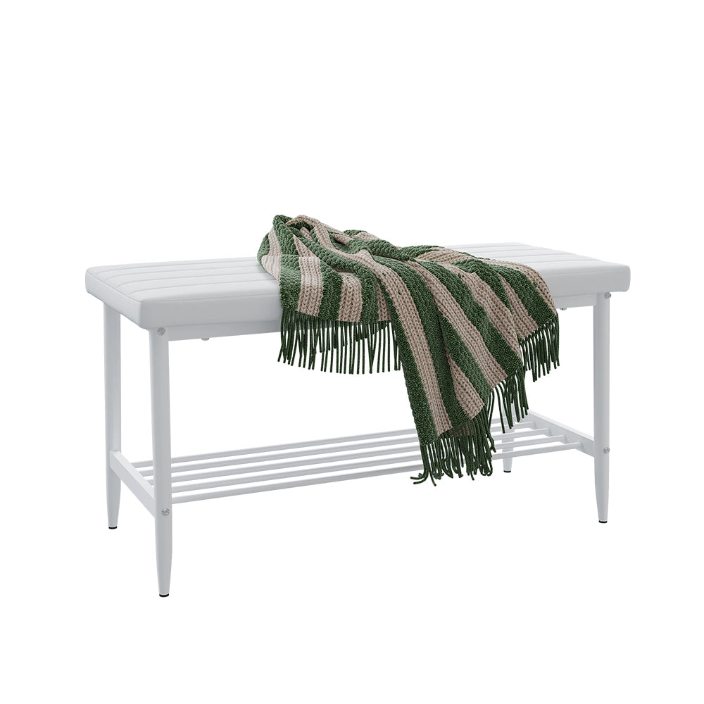 Vicco Panca Bianco 85 x 35 cm