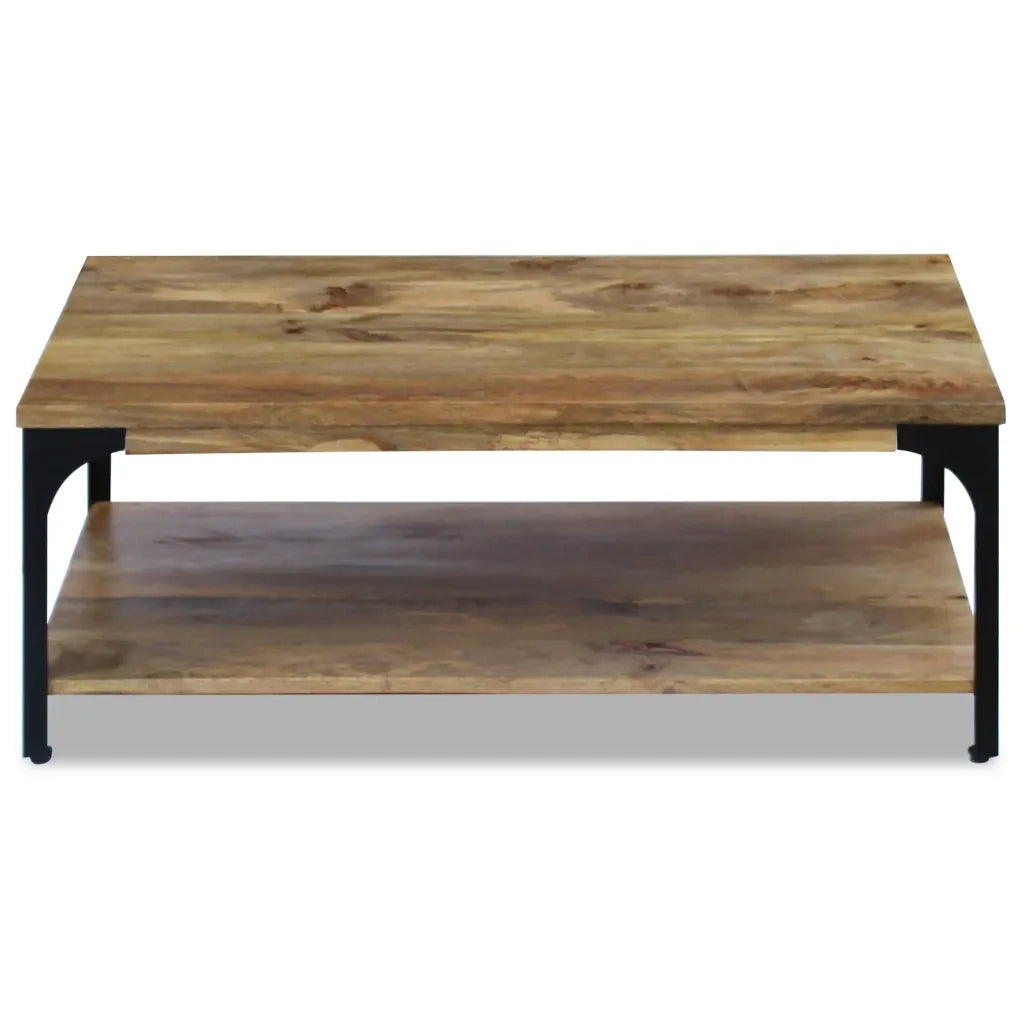 Tavolino da Salotto-Tavolino da soggiorno-Tavolo in Legno di Mango 100x60x38 cm