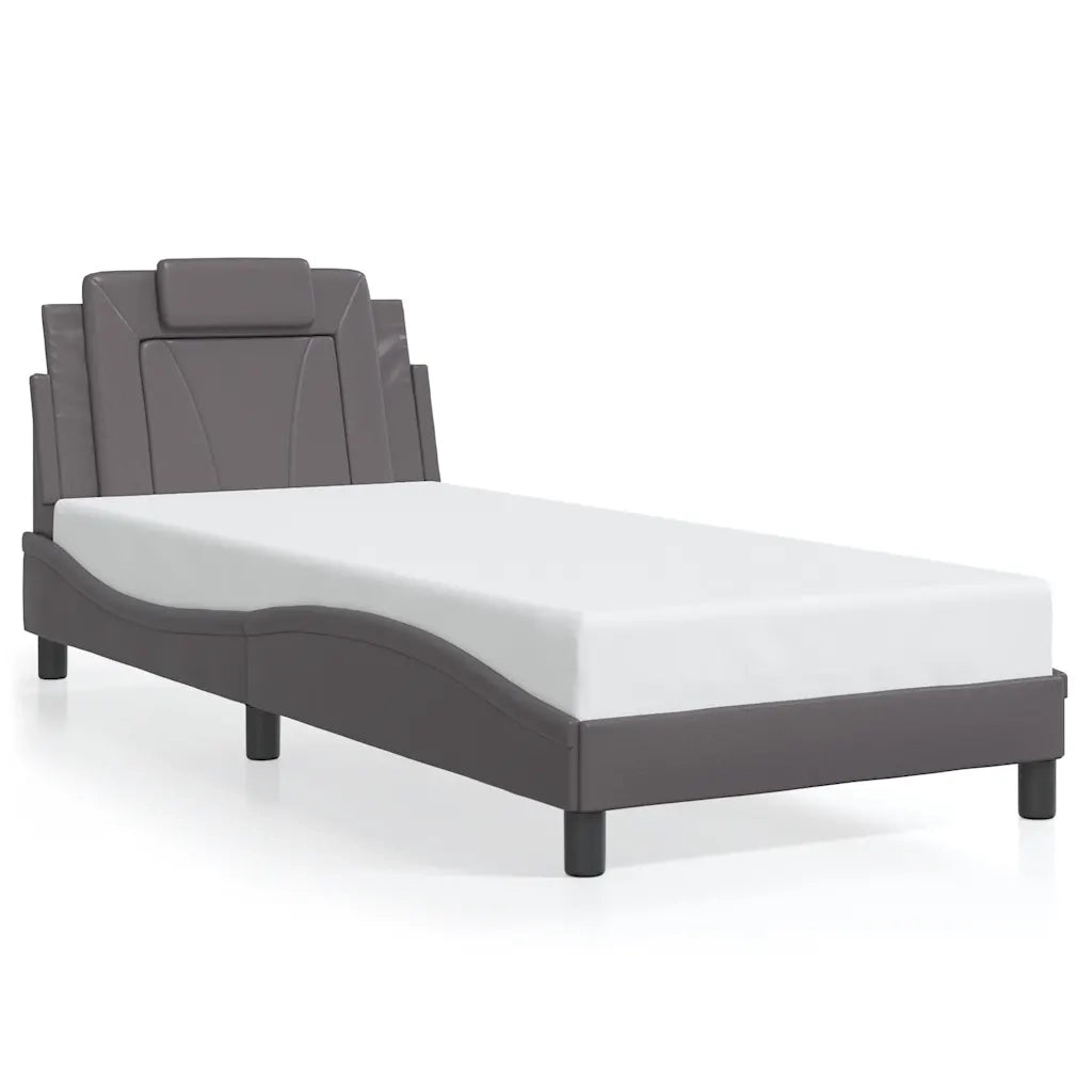 Giroletto Viana senza Materasso Crema 80x200 cm in Similpelle