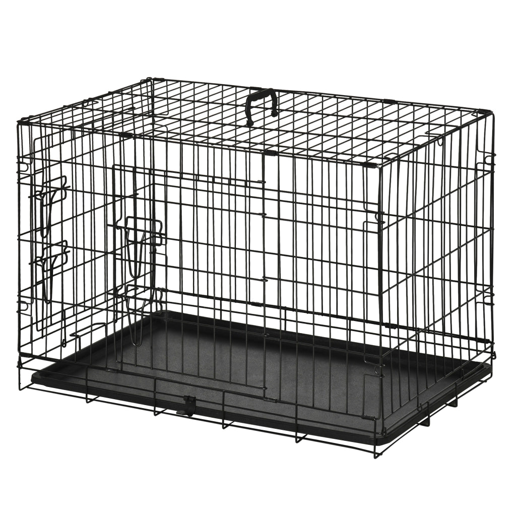 Gabbia Cane Trasporto ¨C Zephmum ¨C Nero 60x40x50 cm