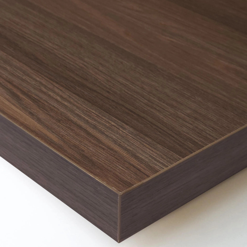 Credenza, Mobile, Cucina, 156x80x37 cm, 3 Porte, grande stoccaggio, Rovere scuro e Nero