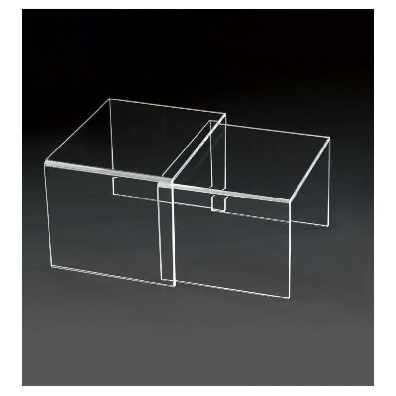 Set 2 Tavolini plexiglass Esposizione