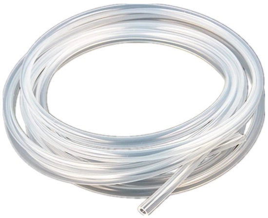 Tubo di silicone 1mm ID - 3mm OD - 2m Transparente - Classe alimentare - Resistente alle alte temperature - Flessibile e non tossico - Tubo di gomma