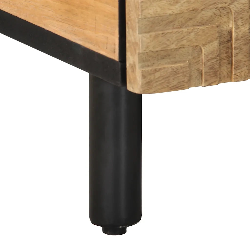 Tavolino da Salotto Marrone 80x54x40 cm Legno Massello di Mango 4017733