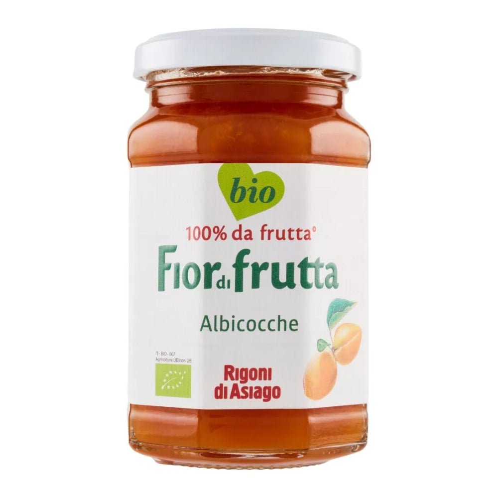 Rigoni di asiago fiordifrutta bio albicocche marmellata in vasetto da 250 grammi