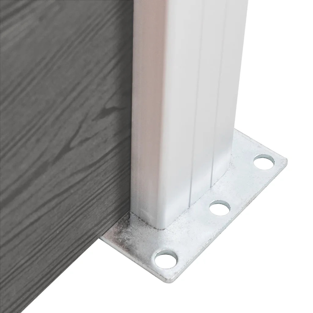 Pannello di recinzione | Recinzione da Giardino in WPC 180x146 cm Grigio