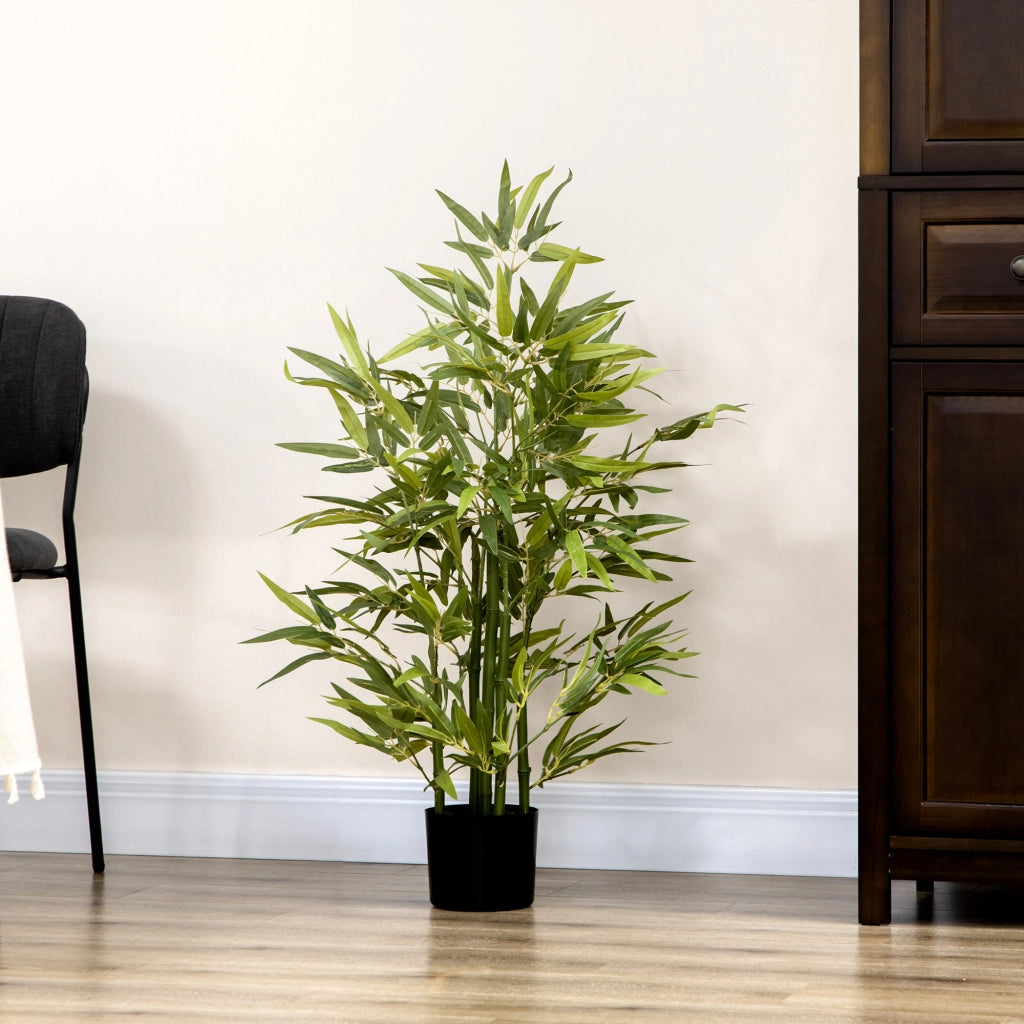 Albero Artificiale Bamb¨´ in Vaso ¨C Zephmum ¨C Verde ?15x90 cm