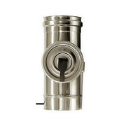 Elemento ispezione canna fumaria DN 230 tubo acciaio inox 316
