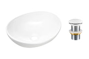 Set lavabo con tappo click-clack Lavabi da appoggio 40 x 1401 x 33 cm