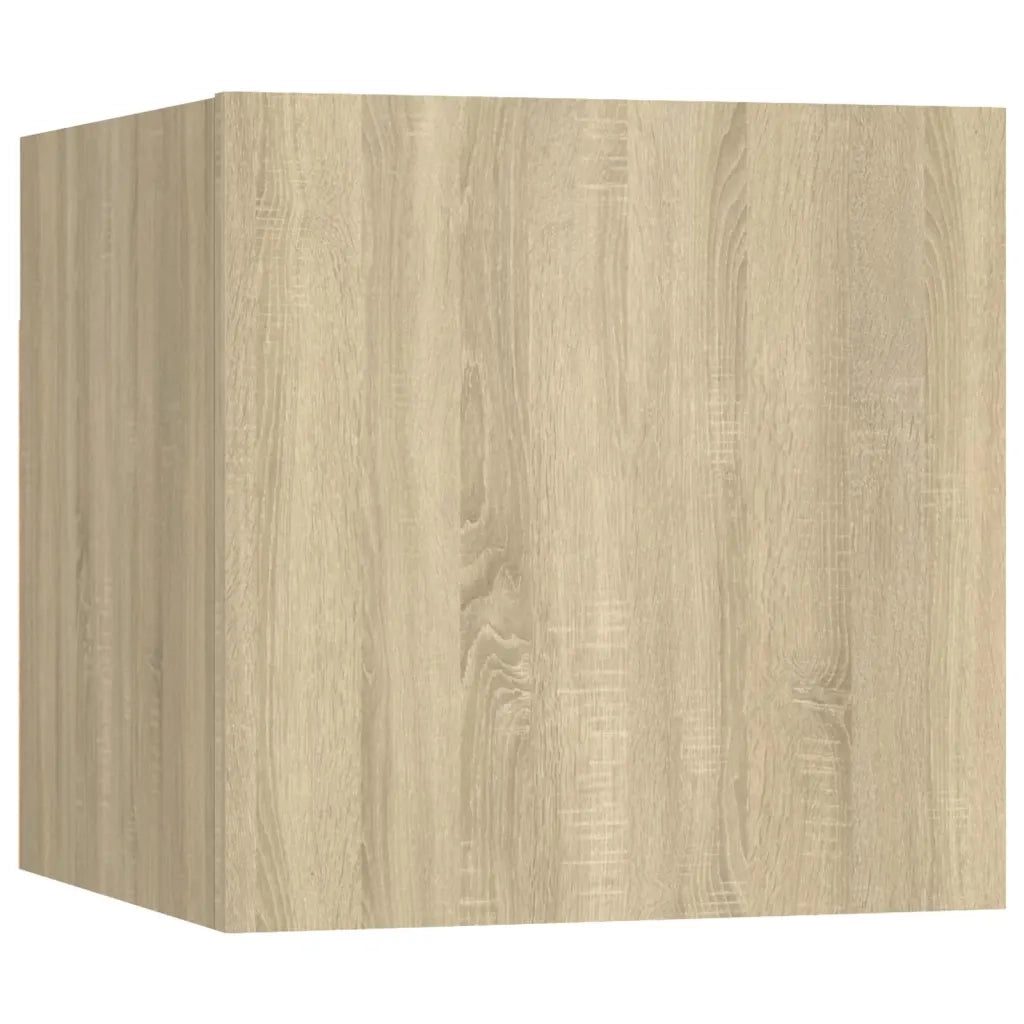 Set Mobili Porta TV 8pz-Set di 8 Credenza per TV Rovere Sonoma in Legno Multistrato 194151