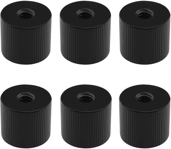 Adattatore per stativo - 6 pezzi - Vite di sostituzione - Adattatore per stativo - 1/4"-20 - Lega di alluminio - Diametro esterno 20 mm